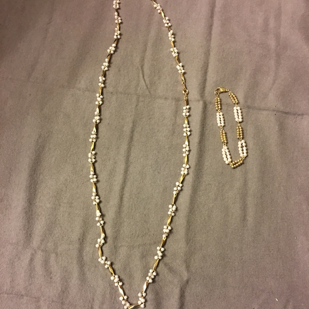 Long Faux Pear Necklace 5/$25